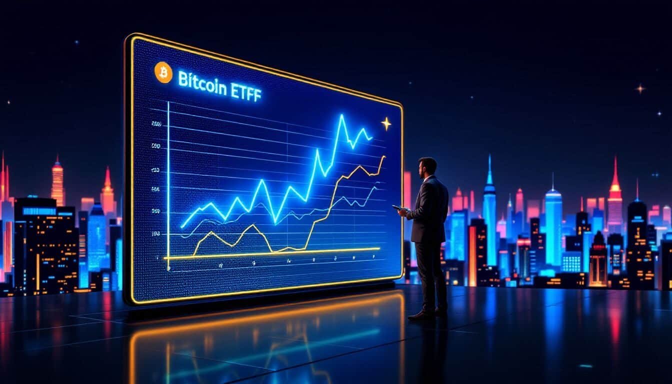A visual comparison between Bitcoin ETFs and other ETFs, highlighting their characteristics.