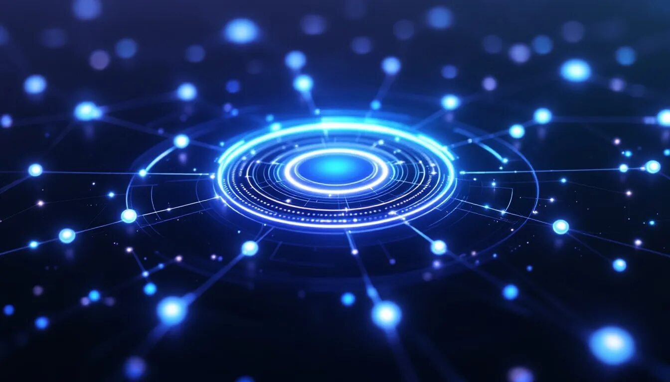 An image illustrating how a blockchain network works with transactions.
